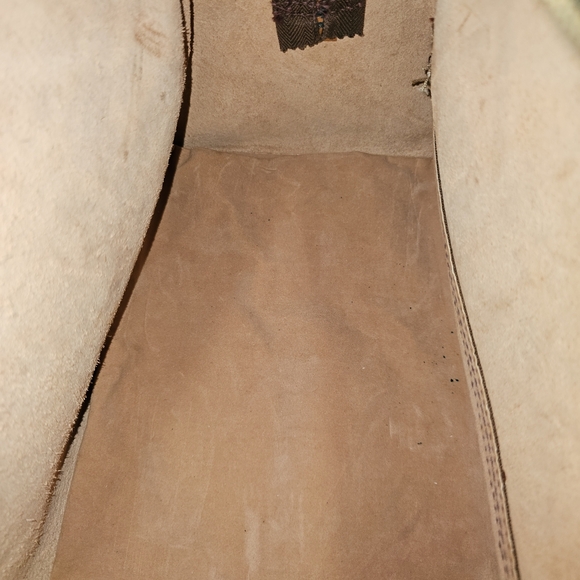 Vintage Grain Cowhide Leather brown Satchel Bag - Picture 11 of 16